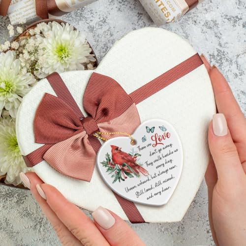 Cardinal Memorial Christmas Ornament Keepsakes - Sympathy, Bereavement Gifts for Loss of Loved One, Condolences Gift, in Loving Memory of Mother, Father, Son, Daughter, Brother, Husband - style: Memorial