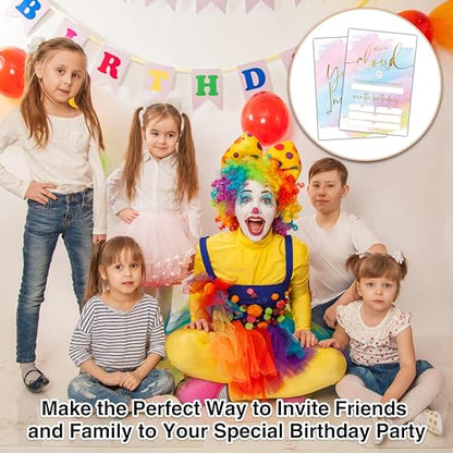Birthday Invitations - 9th Birthday Invites with Envelopes(25-Count) - We're on Cloud 9 Fill-in Party Invite Cards for Boys Girls Kids Party Supplies Favors Decorations - A21 - style: We're on Cloud 9