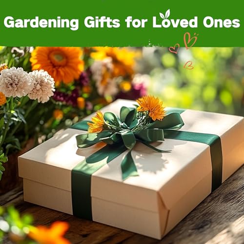 Lush&Dew Cut Flower Seed Bank, Gardening Gifts for Women, 32 Variety Seeds | Non-GMO Annual Perennial Wildflower Heirloom Seeds for Planting in Raised Garden Beds, Home Garden, Zinnia Sunflowr Zone 3-10 - style: Cut Flower