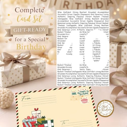 40th Birthday Card, 40th Birthday Cards for Women Men with Seal and Envelope, 40 Birthdayy Cards for Him Her Mom Dad Friend Sister Brother Husband Wife - color: 40th