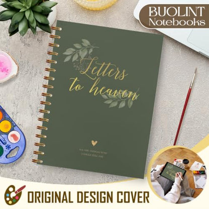 Memorial Gifts Journal for Women Men 5.5x8.6in(Green) - color: Green