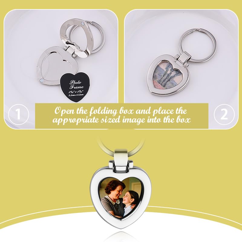 Unique Engraved Photo Frame for Women Men - color: Silver5