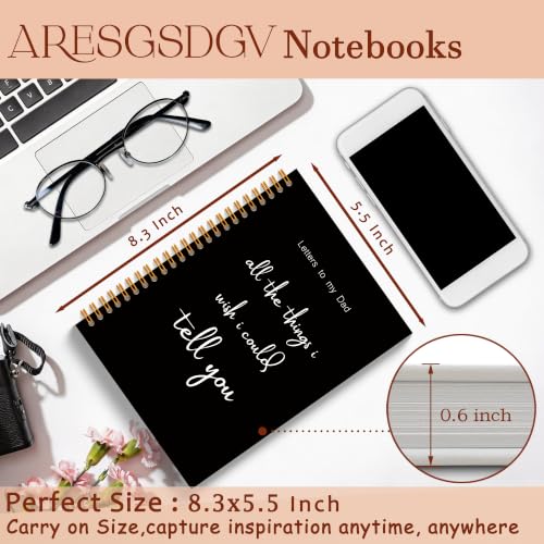 ARESGSDGV-Notebook-496 - color: Lettres to dad Black