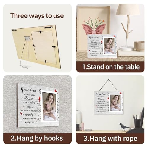 SteadStyle Grandma Memorial Gifts, Memorial Picture Frames 8x10 In - style: Grandma