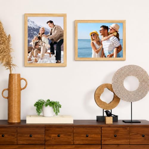 Shadow Box Frame 8"x 10"- 4 Pack Wood Deep Shadowbox with Glass - size: 8x10-4pcs-wood