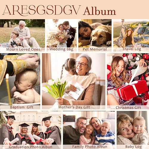 Pet photo album 4x6 18 Pockets Photos, Pet Memorial Photo Albums,Pet Remembrance Gift, Small Mini Photo Album Hold 36 Pictures Book - color: Rainbow