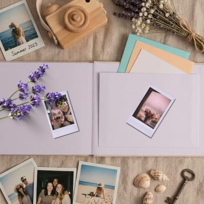 Wedding Guest Book with Keepsake Pocket & Satin Bow Closure Linen Hardcover - color: Champagne