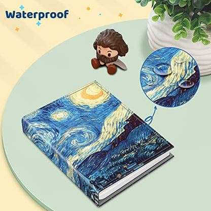 Fintie Photo Album 4x6 Photos - 52 Pockets Small Wallet Albums For Family | Vegan Leather Cover, 4X6 Picture Keepsakes, Family/Wedding/Travel Memory Book, Baby/Kids/Boys/Girls Gift, Starry Night - color: Starry Night