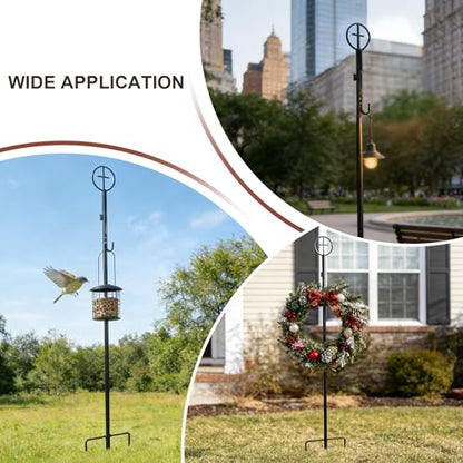 2Pcs Cemetery Wreath Stands, 38" Adjustable Metal Gravestone Wreath Holder - size: 2pcs Wreath Holders