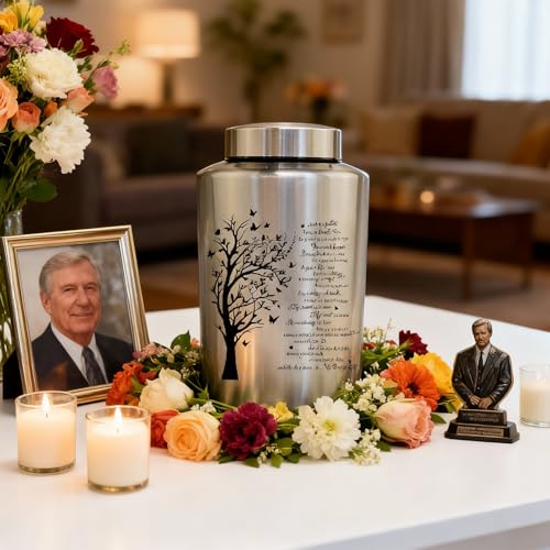 Large Cremation Urns for Human Ashes, for Adult Female & Male