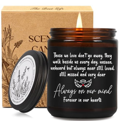 Sympathy Scented Candle Gifts for Loss of Loved One, Those We Love Don't Go Away Candle, Bereavement, Thinking of You, Grief Gift, Funeral Comfort Condolence Remembrance Christmas Gifts43