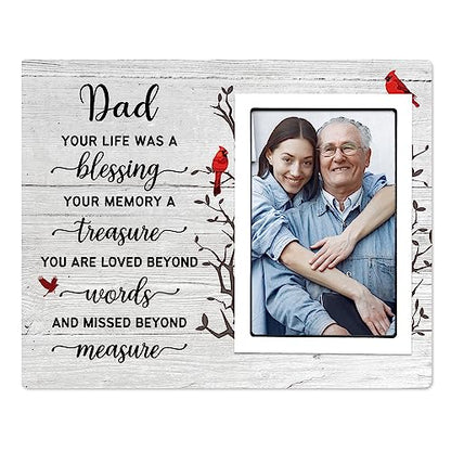 SteadStyle Memorial Gifts for Loss of Dad, Memorial Picture Frames 10x8 In - style: Dad