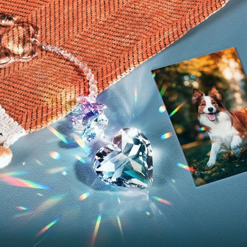 Shario Dog Memorial Gifts for Loss of Dog, Pet Memorial Gifts for Dogs, Crystal Suncatcher, Pet Loss Sympathy Gift