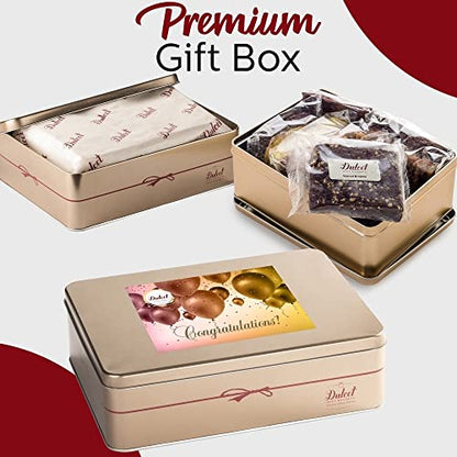 Baby Congratulations Gift Basket Gift Baskets Gourmet Food Gift Baskets for Friends, Family, Co-workers, Boss, Neighbor, Parents, & Grandparents By Dulcet Gift Baskets - style: Congratulations