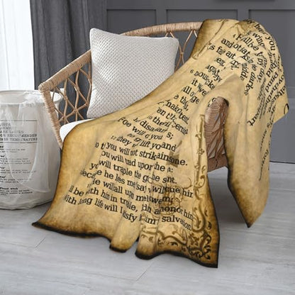 Psalm 91 Gifts Blanket for Women Christian Gifts Faith Bible Religious Gifts Christian Inspirational Blankets Soft Flannel Throw Blanket 80"X60" - color: Psalm 91, size: 80"x60"