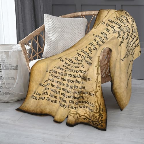 Psalm 91 Gifts Blanket for Women Christian Gifts Faith Bible Religious Gifts Christian Inspirational Blankets Soft Flannel Throw Blanket 60"X50" - color: Psalm 91, size: 60"x50"