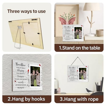 SteadStyle Brother Memorial Gifts, Memorial Picture Frames 8x10 In - style: Brother