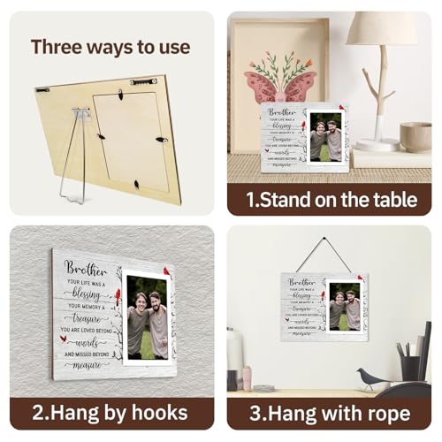 SteadStyle Brother Memorial Gifts, Memorial Picture Frames 8x10 In - style: Brother