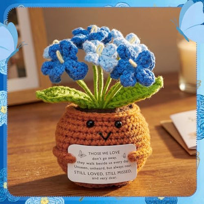 Sympathy Gift Loss of Loved One,Blue Forget Me Not Flower,Those We Love - color: Blue Forget Me Not Flower, style: Those We Love