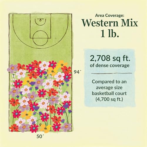 Ferry-Morse Colorado Western Bulk Wildflower Seeds, 500,000+, 1 lb - color: Colorado Western