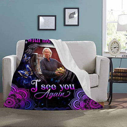 InterestPrint Custom in Loving Memory Blanket, I See You Again Blanket Throws Gifts - color: Multi 23, size: 30 x 40 Inches