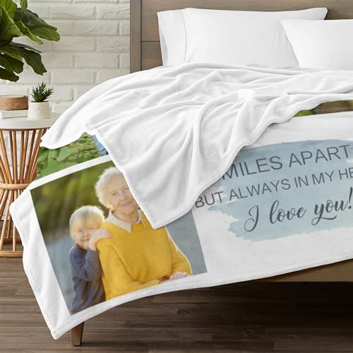Custom Memorial Blanket with Picture Personalized Sympathy Remembrance Condolences Bereavement Gifts Sympathy Gifts for Loss of Loved One Mother Dad Grandma Grandpa Sister Daughter Friend - color: Design13