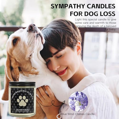 iAOVUEBY Loss of Dog Pet Sympathy Gift, Pet Memorial Gifts for Dogs, Loss of A Dog Sympathy Gift Baskets, Dog Passing Away Gifts, Loss of Pet Gift Box for Dogs Lovers Friends Family