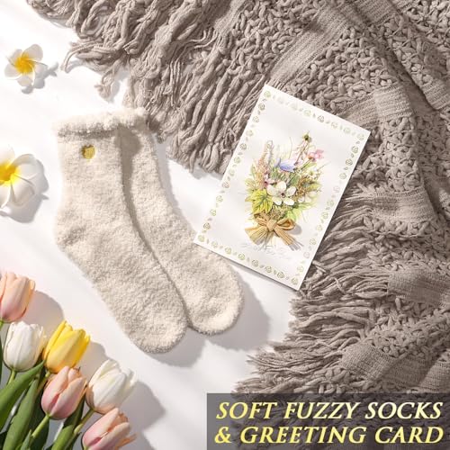 Self Care Get Well Soon Gift Baskets for Women Birthday Gifts Care Package - color: Khaki