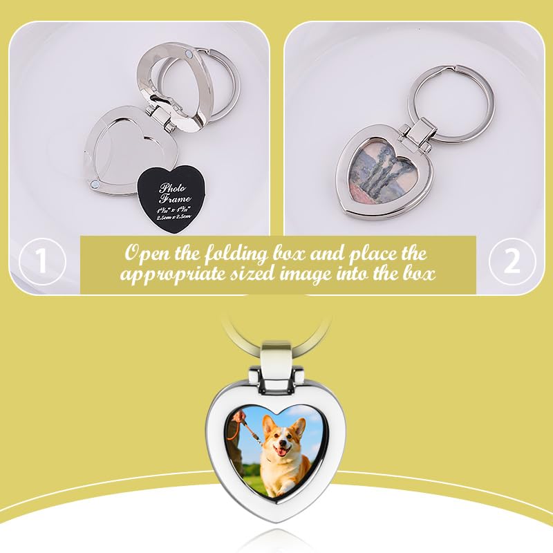 Unique Engraved Photo Frame for Women Men - color: Silver1