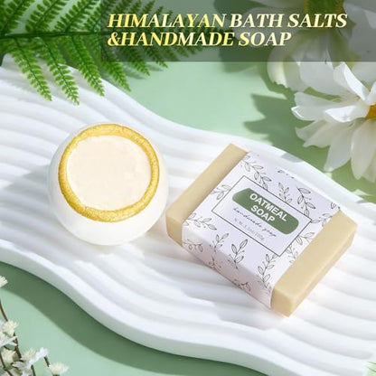 11 PCS Birthday Gifts for Women, Get Well Soon Gifts Baskets for Women Self Care,Thank You Gift,Spa Care Package After Surgery Thinking of You Sympathy, for Mom Her Wife Sister Friend (Blanket) - color: Sage Green