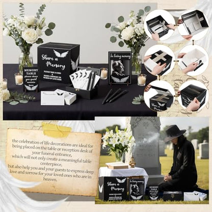 Gilprop 113 Pcs Celebration of Life Share a Memory Cards Set, Angel - style: Angel