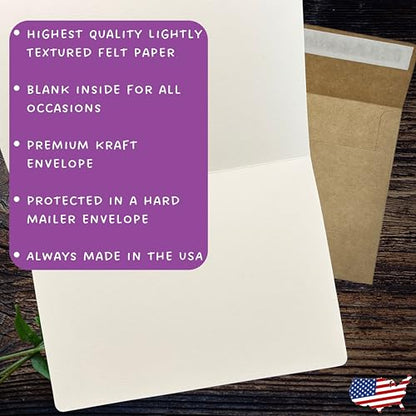 Whitman and Daughter 10 Pack of Military Sympathy Cards - In Sympathy Card for Veteran Bereavement, Veterans Sympathy Cards - Blank Inside, 5x7 Inch US Flag Condolences Card - 394