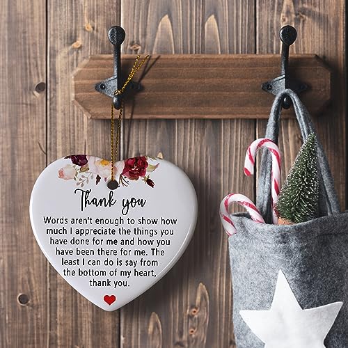 Jocidea Thank You Gift - Appreciation Keepsake - Ceramic Ornaments - color: Thank You for Everything You Have Done for Me