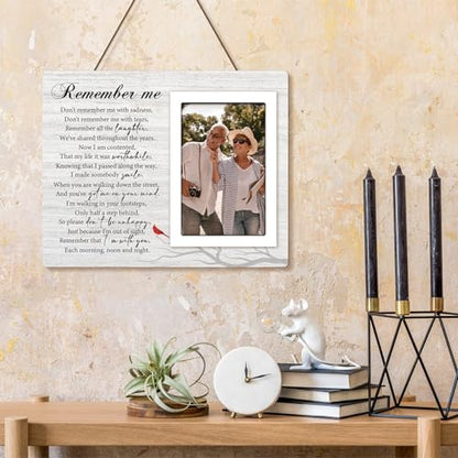 Sympathy Gift for Loss of Loved One, Memorial Picture Frame 4"x6" | Condolences Sympathy Bereavement Gift Ideas, in Memory of Loved One, Loss of Mom, Dad, Husband, Wife