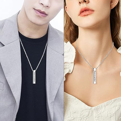 abooxiu Urn Necklace for Human Ashes Cremation Jewelry for Ashes Stainless Steel Keepsake Ashes Necklace Memorial Urn Jewelry Pendant for Women Men - Forever in my heart - style: Silver