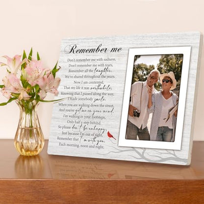 Sympathy Gift for Loss of Loved One, Memorial Picture Frame 4"x6" | Condolences Sympathy Bereavement Gift Ideas, in Memory of Loved One, Loss of Mom, Dad, Husband, Wife