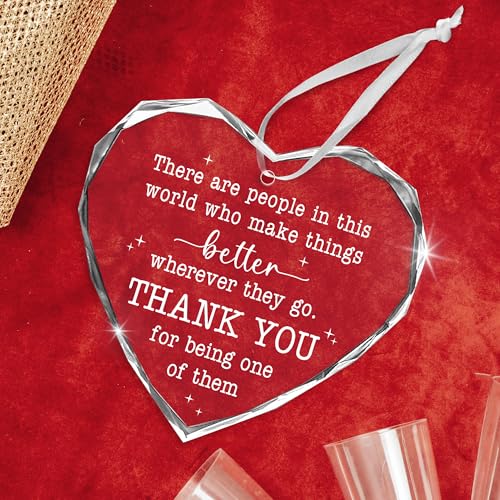 TEEZWONDER Thank You Gifts for Women Men - Glass Christmas Ornaments 2026 - color: There Are People
