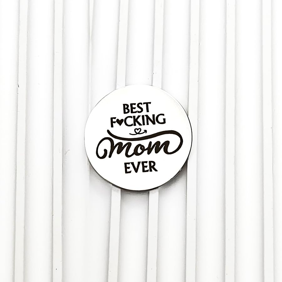 RFTWXHPN Long Distance Relationship Friendship Gifts for Women Men Pocket Hug Tokens Christmas Gift for Boyfriend Girlfriend - color: Best Fucking Mom Ever