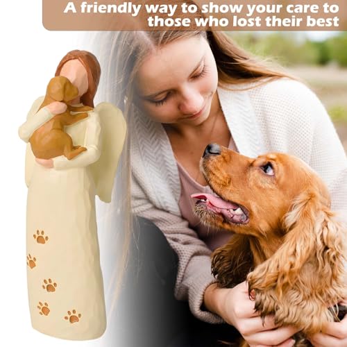 Dog Memorial Gifts for Loss of Dog, Pet Memorial Gifts for Dogs - style: Dog Guardian Angel Statue