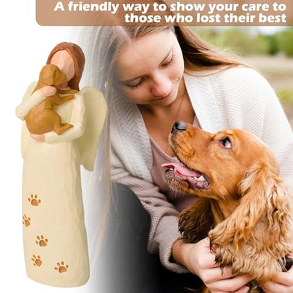 Dog Memorial Gifts for Loss of Dog, Pet Memorial Gifts for Dogs - style: Dog Guardian Angel Statue