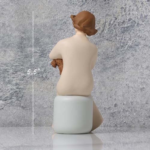 Dog Memorial Gifts for Loss of Dog Mom Gifts for Women Dog Sympathy Gifts Christmas for Mom Dog Statue Passing Away Gifts for Grandma Birthday Gifts Mom Figurines Dog Bereavement Gifts for Dog Lovers