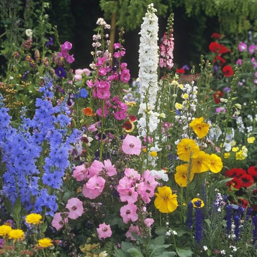 Ferry-Morse Cottage Garden Bulk Wildflower Seeds, 400,000+, 1 lb - color: Cottage Garden