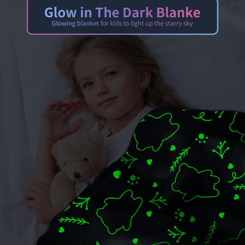 COMFAR Panda Blankets for Girls/Boys, Gifts Girls, Kids Toddler Blanket Kids, Personalized Baby Soft Fleece and Throw, Birthday 40inx 50in - color: Panda, size: 40"x 50"