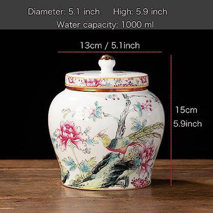 Medium Ceramic Keepsake Urn for Human Ashes Adult Female