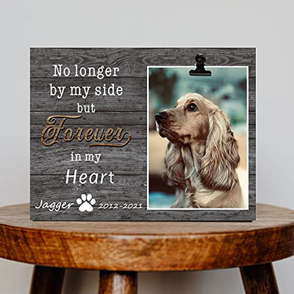 Personalized Memorial Picture Frame Dog Passing Away Gifts Personalized - color: Customizable Memorial Style