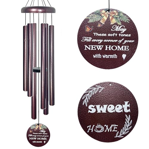 Housewarming Gifts Wind Chimes for Outside - Wind Spinner Outdoor with Harmony Tone, House Warming Gift for Friends Couple New Homeowner, Funny Decor for Garden, Patios and Backyard - size: A-Housewarming Gift
