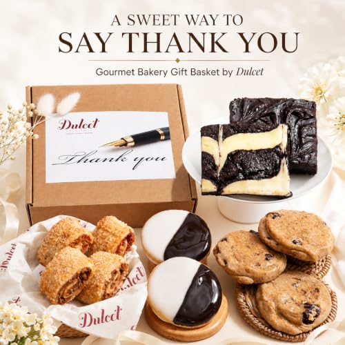 Thank You Gift Basket, Gourmet Food Gifts Baskets, Thank You Gift Baskets For Women, Men, Friends, Family, and Clients by Dulcet Gift Baskets - color: Thank You Gift