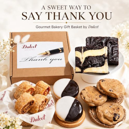 Thank You Gift Basket, Gourmet Food Gifts Baskets, Thank You Gift Baskets For Women, Men, Friends, Family, and Clients by Dulcet Gift Baskets - color: Thank You Gift