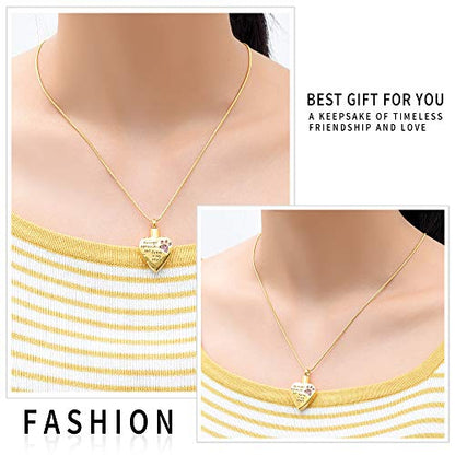 memorial jewelry No Longer by My Side,But Forever in My Heart Carved Locket Cremation Urn Necklace for Pet Dog Cats - color: Gold-Pink
