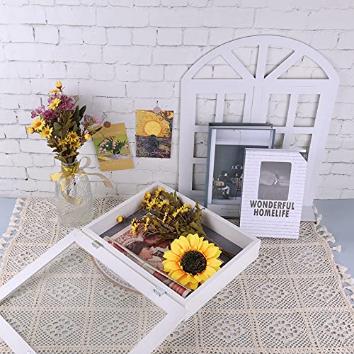 Frametory 11x14 Shadow Box Frame Display Case, 2-inch Depth (White) - color: White, size: 11x14(1 Set)